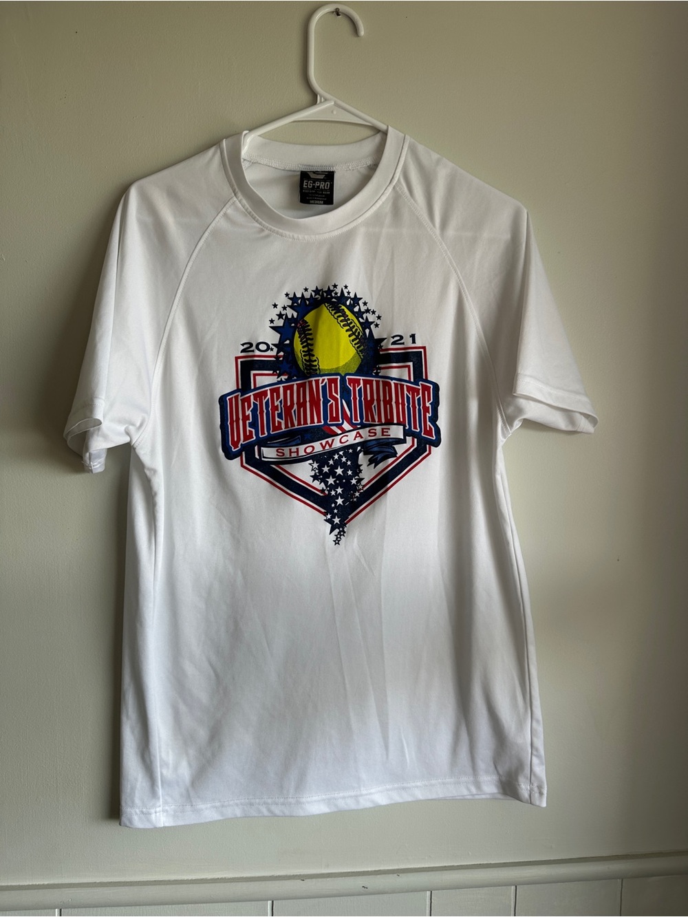 White Veterans Tribute Graphic Performance Tee